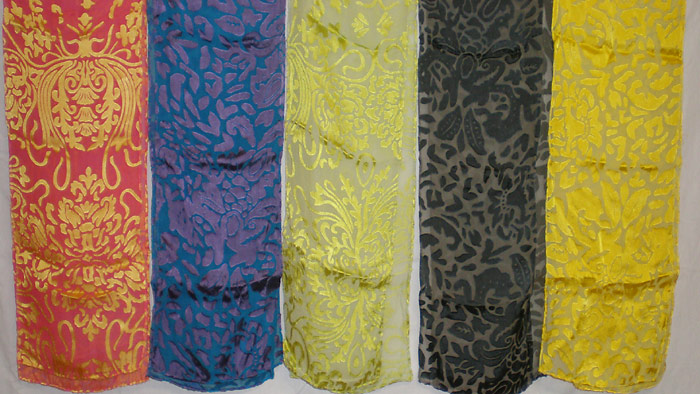 Silk and Rayon Scarves